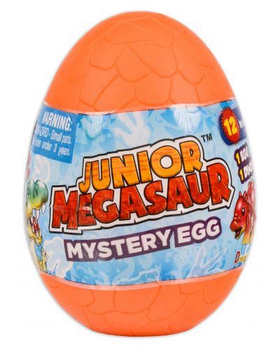Фигурка-изненада Dragon I Toys - Junior Megasaur, в яйце - 1