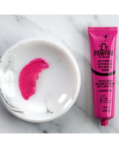 Dr. Pawpaw Балсам за устни и скули, Hot Pink, 25 ml - 4