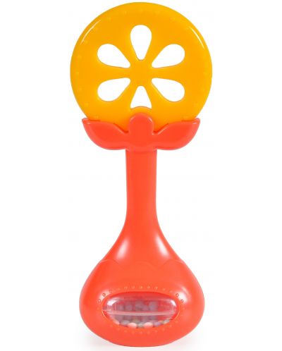 Дрънкалка Moni Toys - Портокал - 1