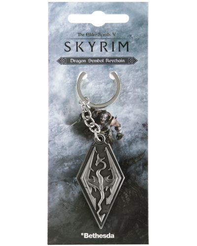 Ключодържател The Elder Scrolls V: Skyrim - Dragon Symbol - 1
