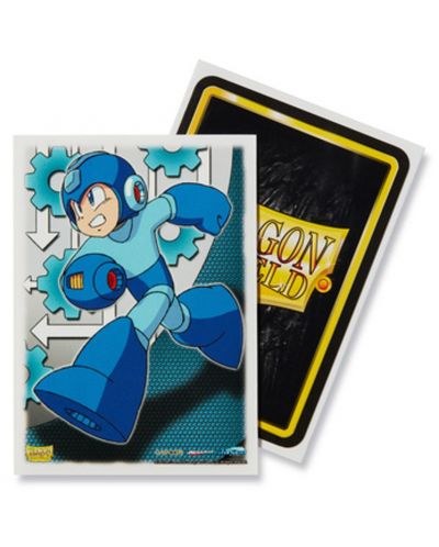 Протектори за карти Dragon Shield - Classic Art Sleeves Standard Size, Mega Man (100 бр.) - 2