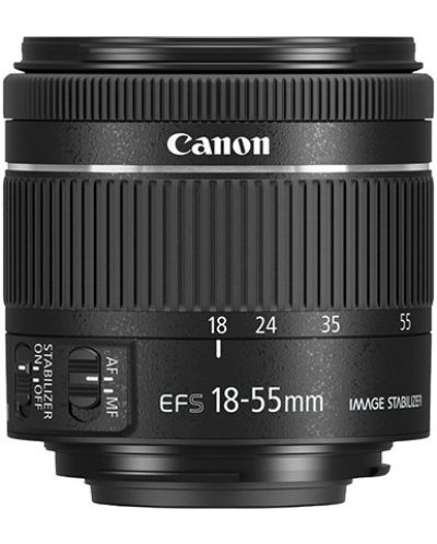DSLR фотоапарат Canon - EOS 250D, EF-S 18-55mm ST, черен - 3