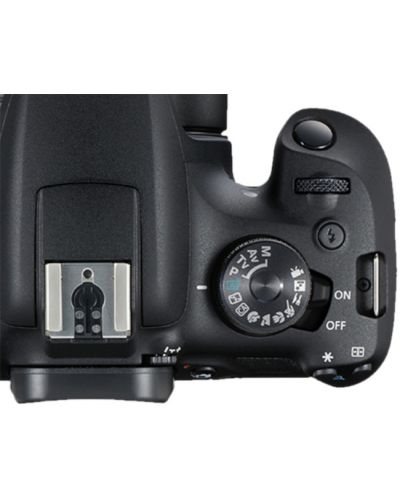 DSLR фотоапарат Canon - EOS 4000D, EF-S18-55mm, SB130, черен - 5