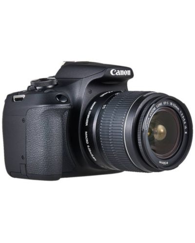 DSLR фотоапарат Canon - EOS 2000D, EF-S 18-55mm, SB130, черен - 9