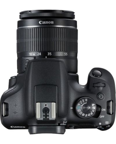 DSLR фотоапарат Canon - EOS 2000D, EF-S 18-55mm, EF 50mm, черен - 8