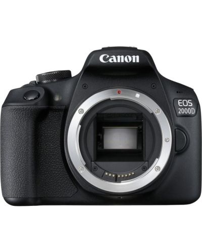 DSLR фотоапарат Canon - EOS 2000D, EF-S 18-55mm, SB130, черен - 7