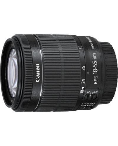 DSLR фотоапарат Canon - EOS 850D + oбектив EF-S 18-55mm, черен - 3