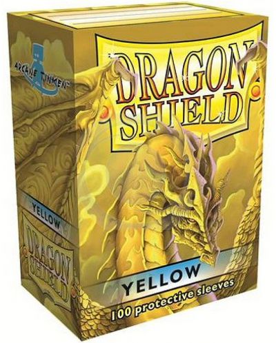 Dragon Shield Standard Sleeves - Жълти (100 бр.) - 1