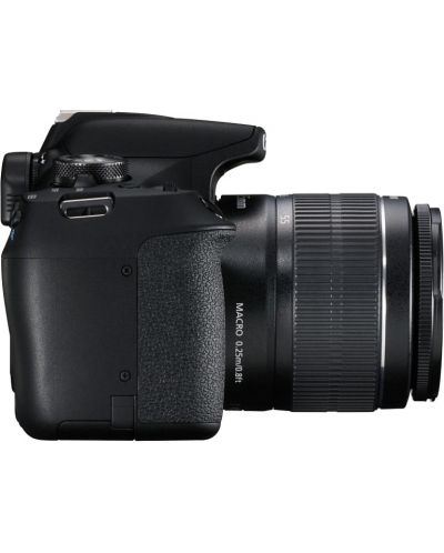 DSLR фотоапарат Canon - EOS 2000D, EF-S 18-55mm, черен - 4