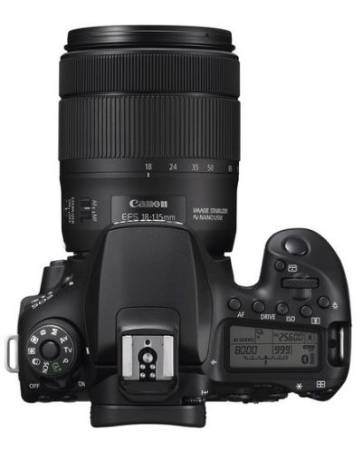 DSLR фотоапарат Canon - EOS 90D, EF-S 18-135mm IS Nano, черен - 4