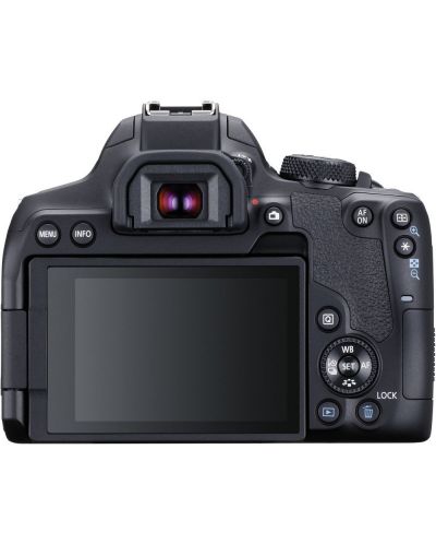 DSLR фотоапарат Canon - EOS 850D + oбектив EF-S 18-55mm, черен - 5