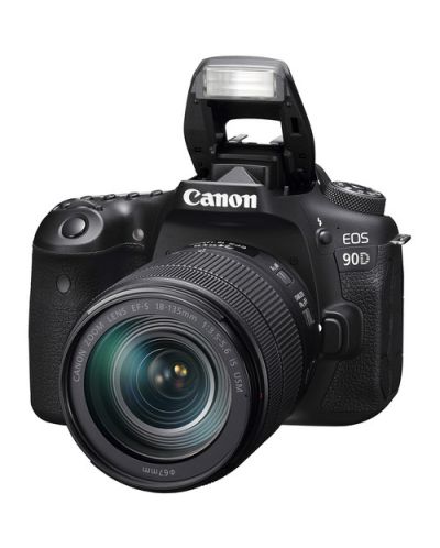 DSLR фотоапарат Canon - EOS 90D, EF-S 18-135mm IS Nano, черен - 3