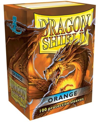 Dragon Shield Standard Sleeves - Оранжеви (100 бр.) - 1
