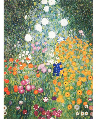 Пъзел D-Toys от 1000 части - Градина с цветя, Густав Климт - 2