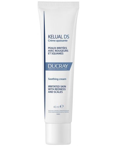 Ducray Kelual DS Успокояващ скваморедуциращ крем за лице, 40 ml - 1