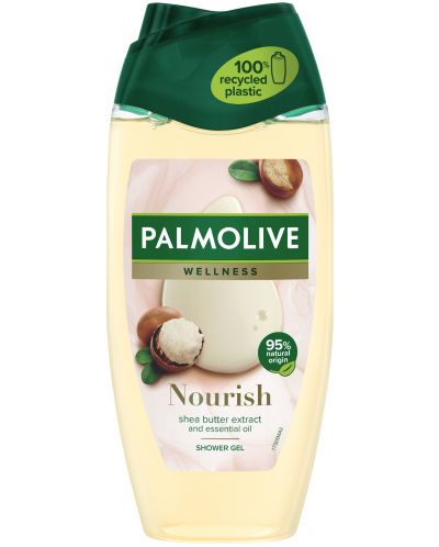 Palmolive Wellness Душ гел Nourish Shea butter, 250 ml - 1