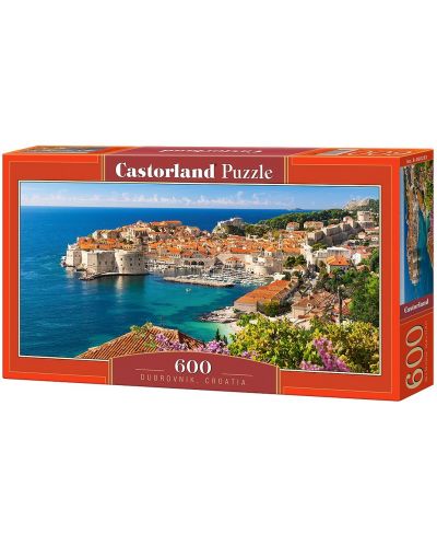 Панорамен пъзел Castorland от 600 части - Дубровник, Хърватия - 1