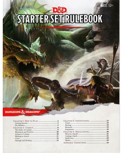 Ролева игра Dungeons & Dragons - Starter Set (5th Edition) - 6