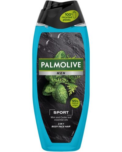 Palmolive Men Душ гел Sport, 3 в 1, 500 ml - 1