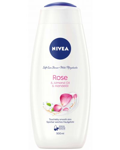 Nivea Душ гел Rose & Almond Oil, 500 ml - 1