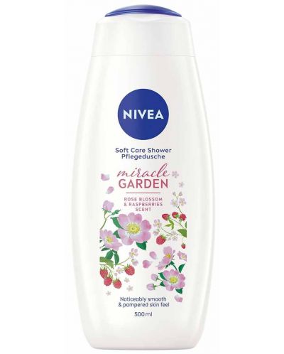 Nivea Душ гел Miracle Garden, Rose Blossom, 500 ml - 1