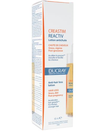 Ducray Creastim Лосион против реакционен косопад, 60 ml - 3