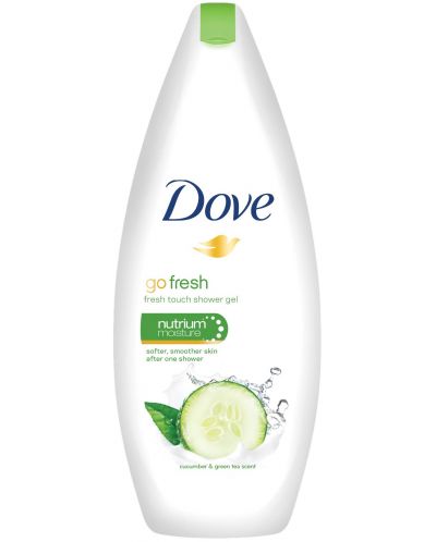 Dove Душ гел Fresh Touch, 250 ml - 1