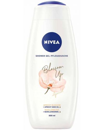 Nivea Душ гел Blossom Up, Apricot, Limited Edition, 500 ml - 1