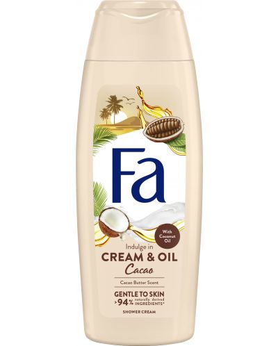 Fa Cream & Oil Душ гел, какаово масло и кокос, 250 ml - 1