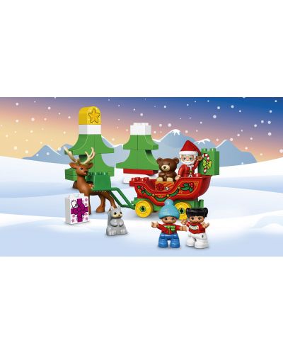 Конструктор Lego Duplo - Ваканцията на Дядо Коледа (10837) - 5