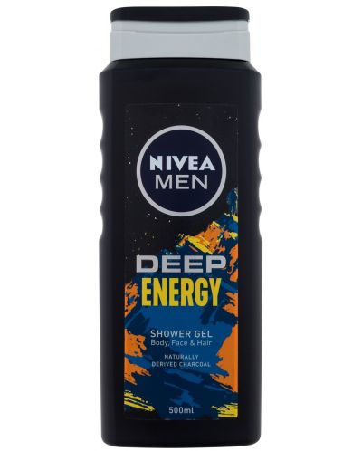 Nivea Men Душ гел Deep Energy, 500 ml - 1