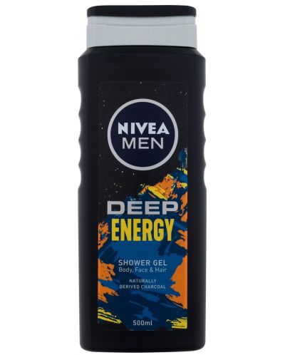 Nivea Men Душ гел Deep Energy, лимитирана серия, 250 ml - 1