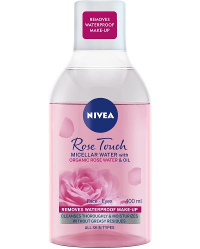 Nivea Rose Touch Двуфазна мицеларна вода, 400 ml - 1