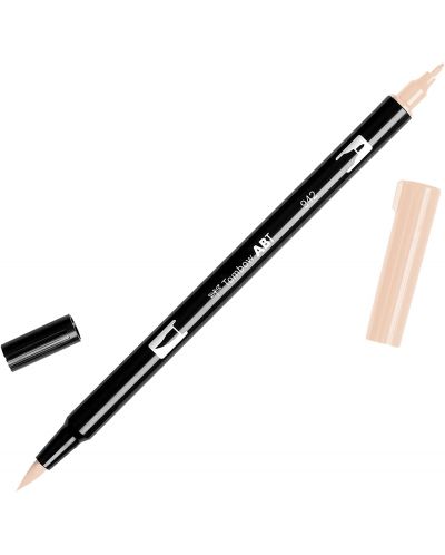 Двустранен флумастер с четка Tombow - Tan (942)