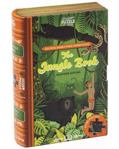 Двустранен пъзел Professor Puzzle от 252 части - Книга за джунглата - 1
