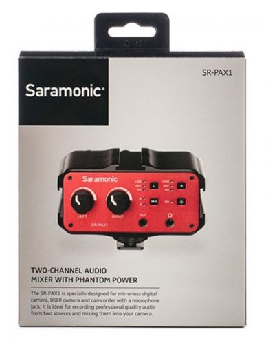 Аудио миксер Saramonic - SR-PAX1, червен - 3