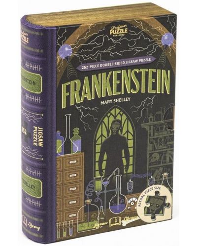Двустранен пъзел Professor Puzzle от 252 части - Франкенщайн - 1