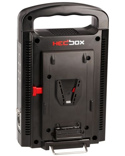 Двойно зарядно устройство Hedbox - PR-DC100 V-Lock, черно - 1