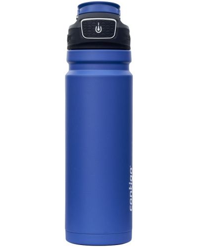 Бутилка за вода Contigo Free Flow - Thermalock, Blue Corn, 700 ml - 1