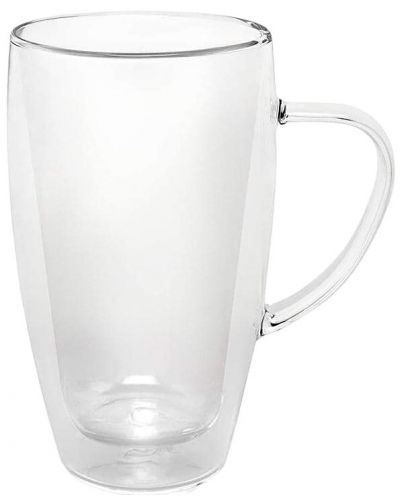 Двустенни стъклени чаши с дръжка Bredemeijer - 2 броя, 320 ml - 1