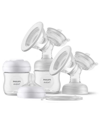 Двойна електрическа помпа Philips Avent - Natural Motion + торбички за кърма, 5 броя - 2