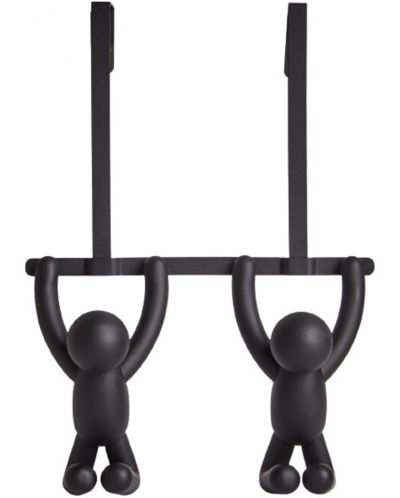 Двойна закачалка Umbra - Buddy, 21.6 x 10.8 x 31.8 cm, черна - 2