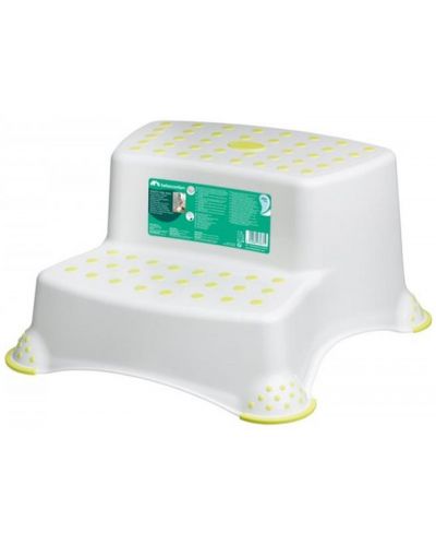 Двойно стъпало за баня Bebe Confort - White/Green - 2