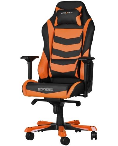 Гейминг стол DXRacer - Iron OH/IS166/NO, черен/оранжев