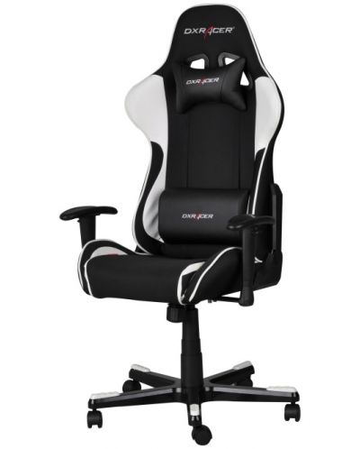 Геймърски стол DXRacer Formula - черен/бял (OH/FE11/NW)