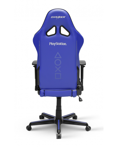 Гейминг стол DXRacer - Racing OH/RZ90/INW, черен/лилав/бял