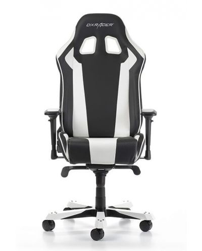 Гейминг стол DXRacer - King OH/KS06/NW, черен/бял