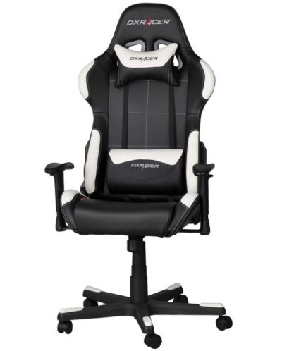 Гейминг стол DXRacer - Formula OH-FD99-NW, черен/бял