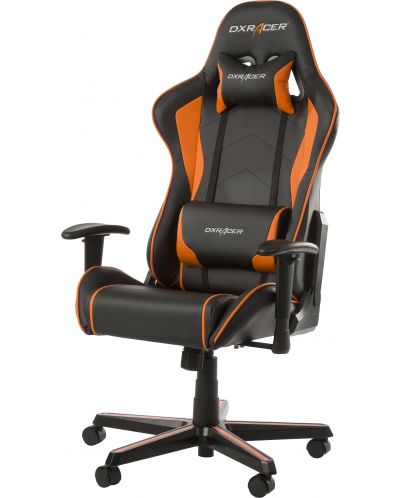 Гейминг стол DXRacer - Formula OH/FL08/NO, черен/оранжев