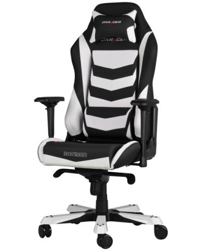 Гейминг стол DXRacer - Iron OH/IS166/NW, черен/бял